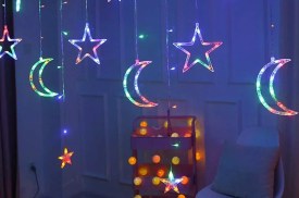 Luces decorativas ESTRELLAS Y LUNAS multicolor (2)
